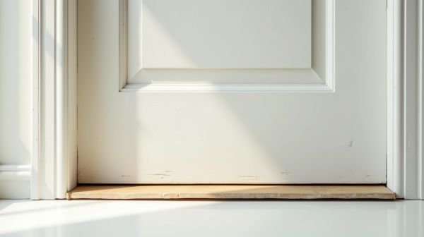 Améliorer l'isolation de votre porte avec des bandes isolantes